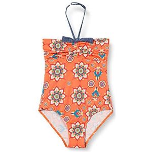 Fashy meisjesbadpak, meerkleurig patroon, 152