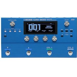 BOSS GM-800 Guitar Synthesizer | Next-Gen Gitaar & Bas Synthesizer met Nieuwe Ontwikkelde Serial GK-Interface | Geavanceerde ZEN-Core Sound Engine | Krachtige Scene Workflow