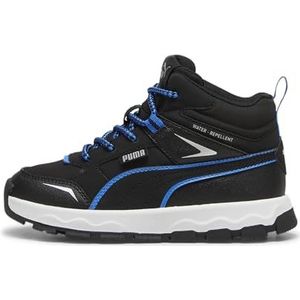 PUMA Evolve Trail PS Sneakers voor kinderen, uniseks, Puma zwart, hyperlink blauw, 21 EU