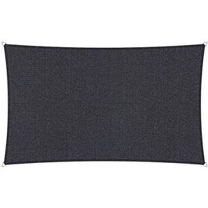 Shadow Comfort® rechthoekige Schaduwdoek - UV Bestendig - Zonnedoek - 400 x 500 x CM - Carbon Black