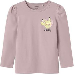 NAME IT Nmfjyra Pokemon Ls Top Sky voor meisjes, Burnished Lilac, 104