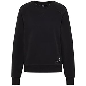 Festland Sweatshirt voor dames, zwart, L