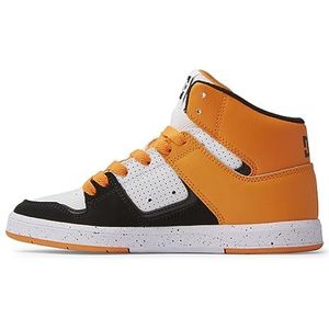 DC Shoes DC Cure Sneakers, wit/zwart/oranje, 35,5 EU, Wit Zwart Oranje, 35.5 EU