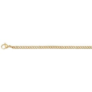 iXXXi Men Halsketting Flat Chain Goud | 50cm