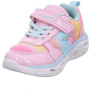 KangaROOS Jongens Unisex Kids K-SL Rise EV Sneakers, Frost pink/Blue Sky, 24 EU, Frost Pink Blue Sky, 24 EU