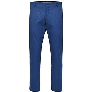 Selected Heren Slhslim-mylologan Insig. Blauwe TRS B Noos Suit Broek, Blauw (Insignia Blue Insignia Blue), 48