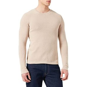 Only & Sons ONSPANTER Life 12 STRUC Crew Knit NOOS Pullover Trui, Zilveren Voering, XS