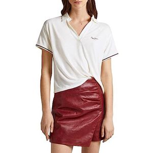 Pepe Jeans Berry T-shirt voor dames, Wit (Mousse), M