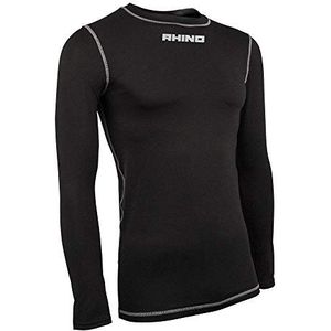 Rhino Unisex-Jeugd Tagless Baselayer, Zwart, 11/12 jaar