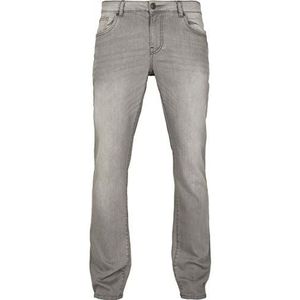 Urban Classics Herenjeans relaxed fit jeans broek, grijs (Mid Grey 02297), 28W x 32L