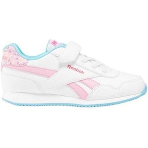 Reebok Meisjes Royal Cl Jog 3.0 1v Sneaker, Wit Astrorose Digitaalblauw, 2.5 UK Child