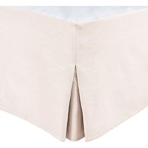 Bedomranding, lattenbodem, 90 x 190 cm + 30 cm, ecru