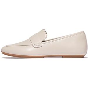 Fitflop Delicato instappers van zacht leer voor dames, Beige, 3 UK Narrow