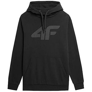 4F H4Z22-BLM352 Sweatshirt, Deep Black, M voor heren, Diepzwart, M