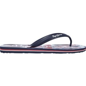 Pepe Jeans - PMS70163 - Badslippers - Marineblauw - Plat