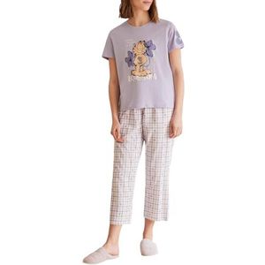 Women'Secret Capri-pyjama met meerdere licenties, Spring Break spel voor dames, lila, S