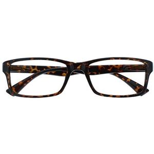 The Reading Glasses Company Bruine schildpadlezers Designer stijl Mens Womens UVR092BR +2.00