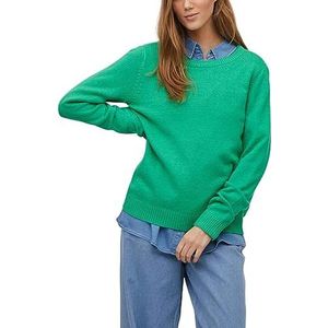 VILA Trui dames Viril O-hals L/S Knit Top - Noos , bright green , S