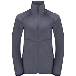 Jack Wolfskin Fortberg fleecejack voor dames, grafietgrijs, L