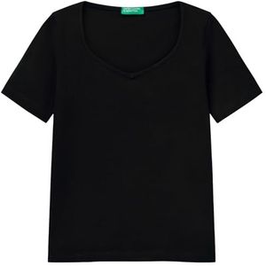 United Colors of Benetton T-shirt, Zwart, L