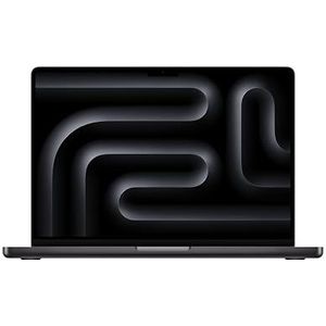 Apple 2023 MacBook Pro-laptop met M3 Pro-chip, met 11‑core CPU, 14‑core GPU: 14,2‑inch Liquid Retina XDR-display, 18 GB centraal geheugen, 512 GB SSD-opslag. Werkt met iPhone/iPad; Spacezwart