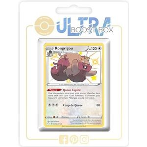 Rongrigou (Greedent) SV100/SV122 Shiny - Myboost X Epée et Bouclier 4.5 Destinées Radieuses - Doos met 10 Franse Pokemon kaarten
