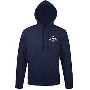 Supportershop France Champions 2 sterren capuchonpullover unisex