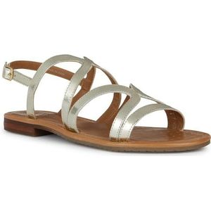Geox Meisjes D Sozy S Y Flat Sandaal, Lt Gold, 35 EU