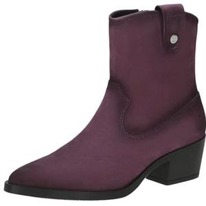 CAPRICE Dameslaars Heel 9-25313-43 enkellaarsjes, paars suède, 41 EU