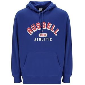 Russell Athletic A30332-B5-216 Shadow-Pull Over Hoody Heren Sweatshirt met Capuchon Sodalite Blue Maat S
