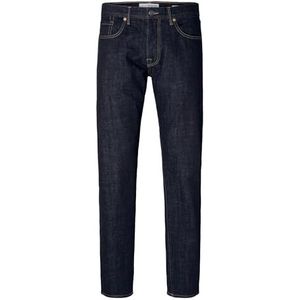 SELECTED HOMME Male Slim Fit Jeans Donker, donkerblauw (dark blue denim), 31W x 36L