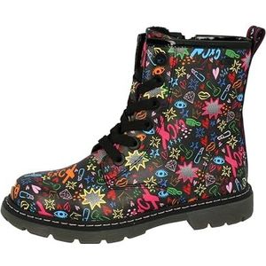 Tom Tailor Kids Meisjes 4270160027 Modieuze laarzen, Black Multi, 31 EU