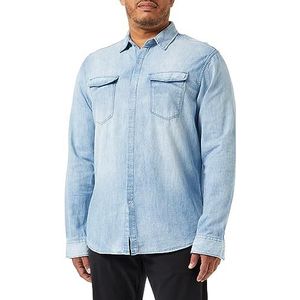 Replay heren overhemd, Medium Blue 009, M