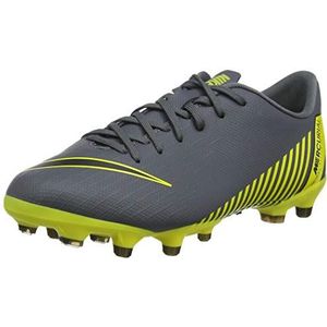 Nike Unisex Vapor 12 Academy Gs Mg voetbalschoenen, Grijs Dark Grey Black Dark Grey 070, 38 EU