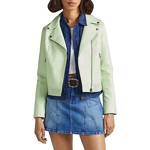 Pepe Jeans Dames Masie Jacket, Groen (Bleach Green), M, Groen (Bleach Groen), M