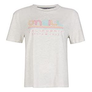 O'Neill All Year SS T-shirt, 8101 White Melee, Regular (2 stuks) voor dames