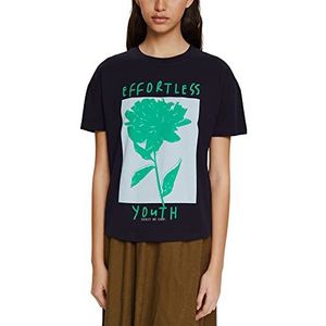 edc by ESPRIT T-shirt voor dames, 400/marineblauw, L