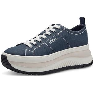 s.Oliver Dames 5-23657-42 sneakers, denim, 36 EU, denim, 36 EU