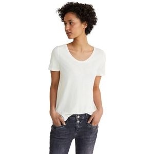 Street One Dames Style Qr New Gerda Shirt, off-white, 42