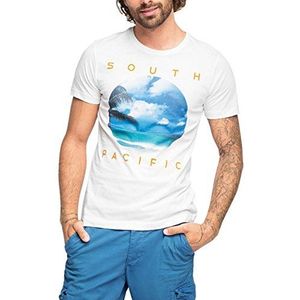 ESPRIT Heren T-Shirt 066ee2k032 - met fotoprint - Regular Fit