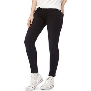 Noisy may Nmeve Lw Ss Ankle Zip Jeans Black Noos Jeansbroek voor dames, zwart (zwart), 32W x 34L