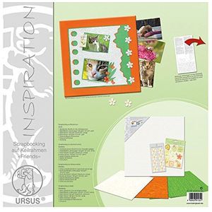 Ursus 67010006 - Scrapbooking op spieraam Friends, spieraam, decoratief materiaal en handleiding (mogelijk niet beschikbaar in het Nederlands).