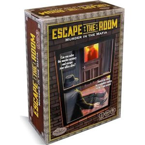 ThinkFun Escape The Room Mafia Mord, Logicaspel voor volwassenen, 13 spelers, vanaf 14 jaar