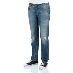 Cross jeans heren jack jeans, blauw (Vintage Used Destroyed), 30W x 34L