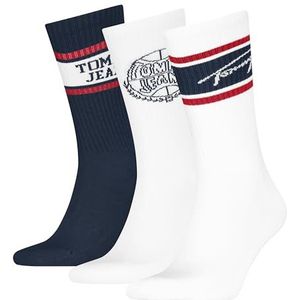 8719965009202 TH UNI TJ SOCK 3P COLLEGE GIFTBOX, wit, 35/38 EU