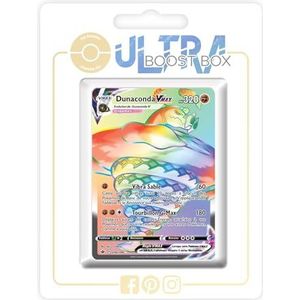 Dunaconda VMAX (Sandaconda VMAX) 206/198 Shiny Rainbow - Ultraboost X Epée et Bouclier 6 Règne de Glace - Doos met 10 Franse Pokemon kaarten