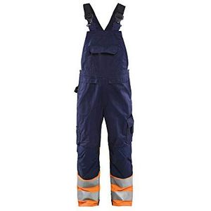 Blaklader 266218008953C50 High Vis tuinbroek, marineblauw/oranje, maat C50