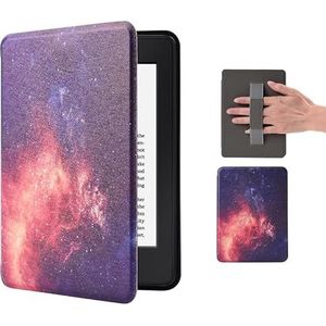 Kindle Paperwhite 11e generatie hoes 2021 met magnetische, 6,8"" smartcover case met polsband en automatische slaap-waakfunctie, Signature Edition kindelhoezen 2024 roze