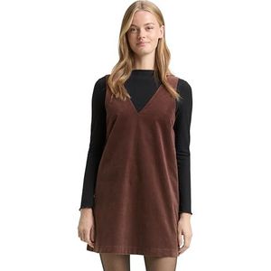 TOM TAILOR Denim Damesjurk, 38824 - Soft Chocolate Brown, M
