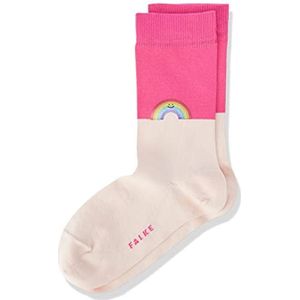 FALKE Sokken Rainbow Luck Duurzaam biologisch katoen kinderen halfhoog met patroon 1 paar, Roze (Cipria 8391), 19/22 EU